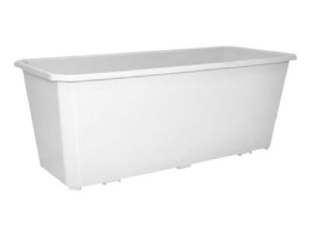 Ящик балконный Basil, 40 см (мраморный)